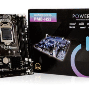 POWERX PMB-H55-DDR3 Motherboard – Intel LGA1156 Socket | DDR3 RAM | H55 Chipset | 16GB Max Memory | VGA, HDMI, USB | Micro-ATX | LAN Support