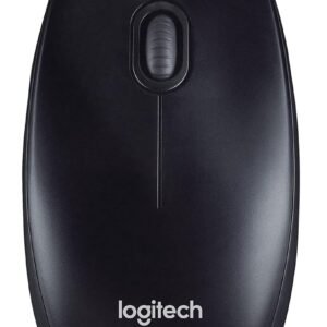 Logitech M90 Wired USB Mouse, 3 yr Warranty, 1000 DPI Optical Tracking, Ambidextrous PC/Mac/Laptop - Black