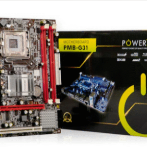 POWERX PMB-G31-DDR2 Motherboard – LGA775 Intel Compatible | Core 2 Series Support | G31 Chipset | DDR2 RAM | Micro-ATX | HD Audio & LAN | VGA, USB, SATA Ports