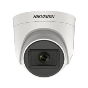 HIKVISION 5 MP Indoor Dome CCTV Camera with inbuilt Audio Mic DS-2CE76H0T-ITPFS White Wired, 1080