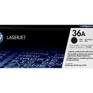 HP 36A Black Original LaserJet Toner Cartridge, HP CB436A