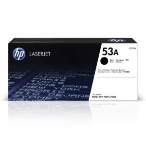 HP 53A Black Original LaserJet Toner Cartridge, HP Q7553A