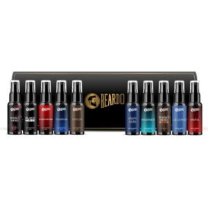 Beardo Mini Perfume Trial Kit, 10 x 5ml | Best Date Night Fragrances for Men | Travel friendly perfume kit for all moods & occasions | Ideal gift for men | Gift for husband | Gift for boyfriend | Gift for Men | Rakhi Gift for Brother