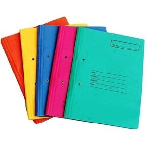Multicolour Spring File Board/Cobra File Folder for Documents, Spring Files for certificates and documents (File Folder for Office) (10)