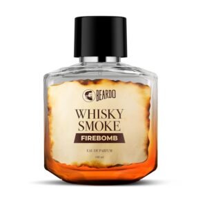 Beardo Whisky Smoke FIREBOMB Perfume for men, 100ml | Spicy, Woody scent | Long Lasting Mens Perfume | Best Date Night Eau de parfum for Men | Gift For Friends | Gift for Men