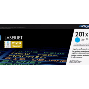 HP 201X Cyan Original LaserJet Toner Cartridge CF401X
