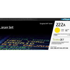 HP 222A Yellow Original LaserJet Toner Cartridge W2222A
