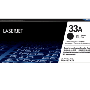 HP 33A Black Original LaserJet Toner Cartridge, HP CF233A