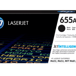 HP 655A Black Original LaserJet Toner Cartridge CF450A