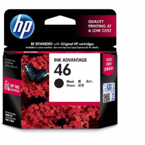 HP 46 Black Original Ink Advantage Cartridge CZ637AA