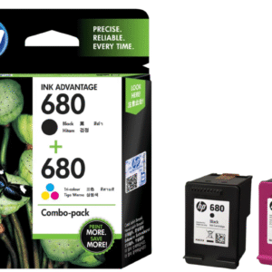 HP 680 2-pack Black/Tri-color Original Ink Advantage Cartridges X4E78AA