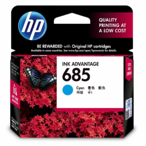 HP 685 Cyan Original Ink Advantage Cartridge CZ122AA