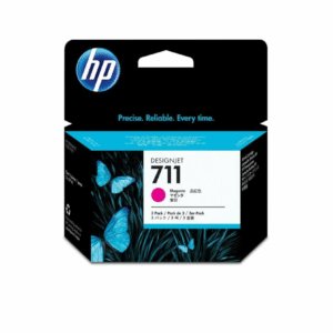 HP 711 3-pack 29-ml Magenta DesignJet Ink Cartridges CZ135A