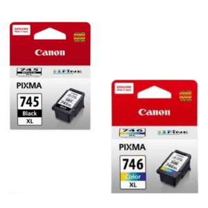 Canon 745XL Pigment Black & 746XL Tri Color (PG-745XL & CL-746XL) PIXMA FINE Ink Cartridge SET