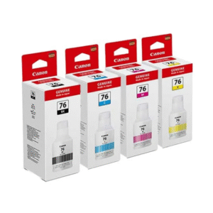 Canon PIXMA GI-76 BK/C/Y/M (Pigment BK/C/Y/M ) Ink Bottle Set