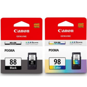 Canon 88 Pigment Black & 98 Tri Color (PG-88 & CL-98) PIXMA FINE Ink Cartridge SET