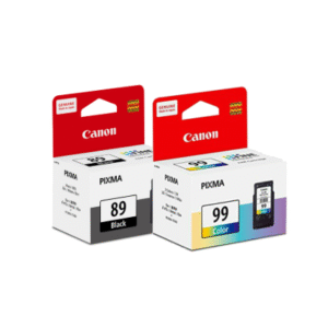 Canon 89 Pigment Black & 99 Tri Color (PG-89 & CL-99) PIXMA FINE Ink Cartridge SET