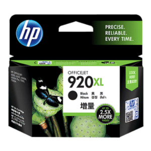 HP 920XL High Yield Black Original Ink Cartridge CD975AA