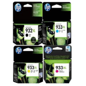HP 932XL & 933XL High Yield Black Cyan Magenta Yellow Original Ink Cartridge SET