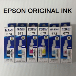 Epson 673 Black / Cyan / Magenta /Yellow/Light cyan /Light magenta set of 6 ink Bottle