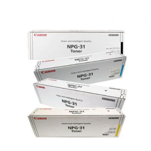 Canon NPG 31 Black/Cyan/Magenta/Yellow Toner Cartridge Set