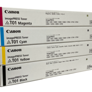 Canon T01 Black/Cyan/Magenta/Yellow Toner Cartridge Set