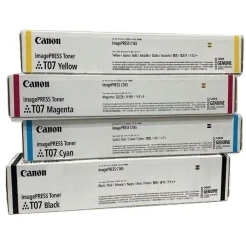 Canon T07 Black/Cyan/Magenta/Yellow Toner Cartridge Set
