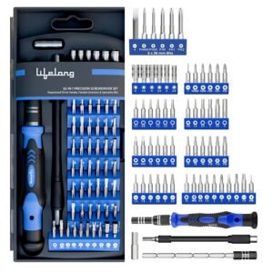 Lifelong 62 in 1 Magnetic Precision Screwdriver Set, Tool Kit for Home | Multipurpose - Furniture & Electronic Repair | Extendable & Flexible Shaft for Hard-to-Reach Places | Laptops, Phones (LLETK09)
