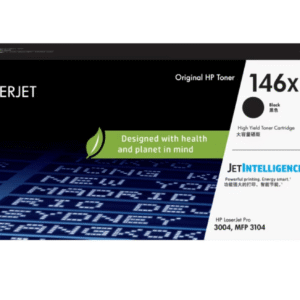 HP 146X Black Original LaserJet Toner Cartridge, HP W1460X