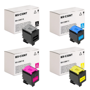 Sharp MX- C30 Compatible Black/Cyan/Yellow/Magenta Premium Toner Cartridge Set