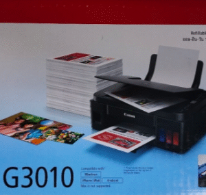 Canon PIXMA Ink Efficient G3010 Refillable Ink Tank All-In-One for High Volume Printing Printer
