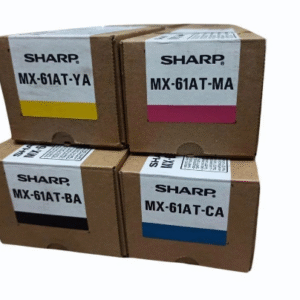Sharp MX-61AT Original Black/Cyan/Yellow/Magenta Toner Cartridge Set