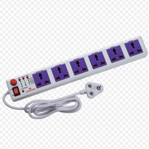 Anchor 6 Sockets 1 Switch  1.5 meter Cord Length Spike Guard