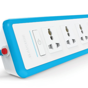 Anchor 4 Universal Sockets 1 Switch 1.5 meter Cord Length White & Blue Spike Guard