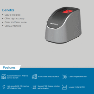 Mantra MFS 500 fingerprint scanner