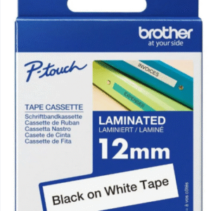 brother TZe-231 Laminated 18mm x 8m Black on White Tape Cassette